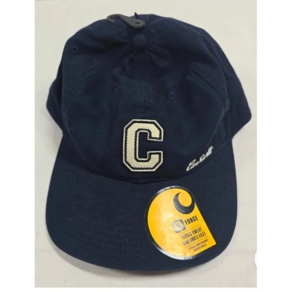Carhartt Canvas Women’s Blue LOGO C Hat NWT